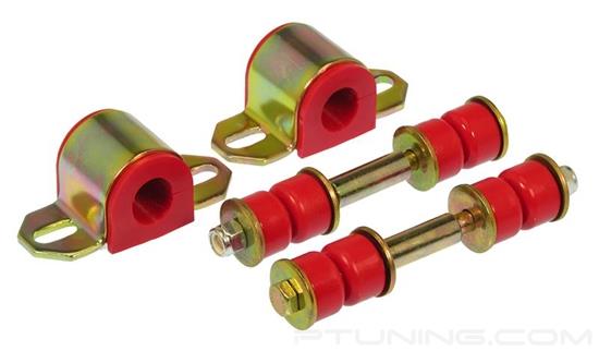 Picture of Rear Sway Bar Bushings and End Links - Red