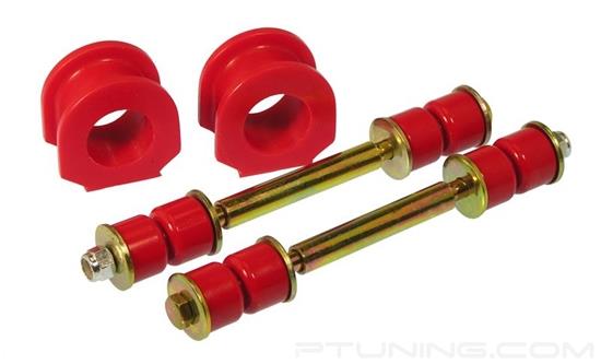 Picture of Front Sway Bar Bushings and End Links - Red