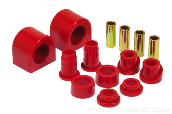 Picture of Front Sway Bar Bushings and End Links - Red