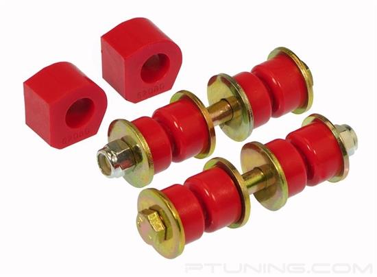 Picture of Front Sway Bar Bushings and End Links - Red
