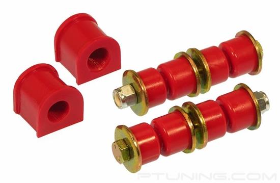 Picture of Front Sway Bar Bushings and End Links - Red