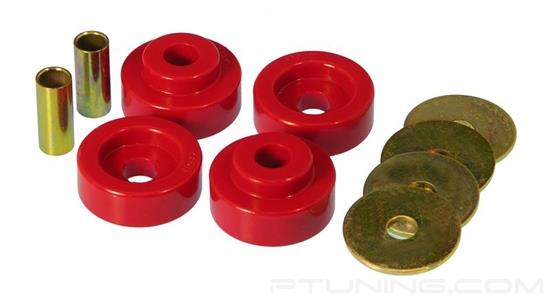 Picture of Torsion Bar Crossmember Mount Bushings - Red