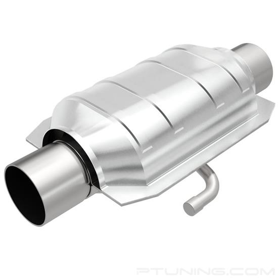 Picture of Standard Heatshield Covered Universal Fit Oval Body Catalytic Converter (1.75" ID, 1.75" OD, 9" Length)
