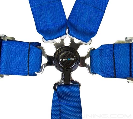Picture of 6 Point Seat Belt Harness / Cam Lock - Blue (3")