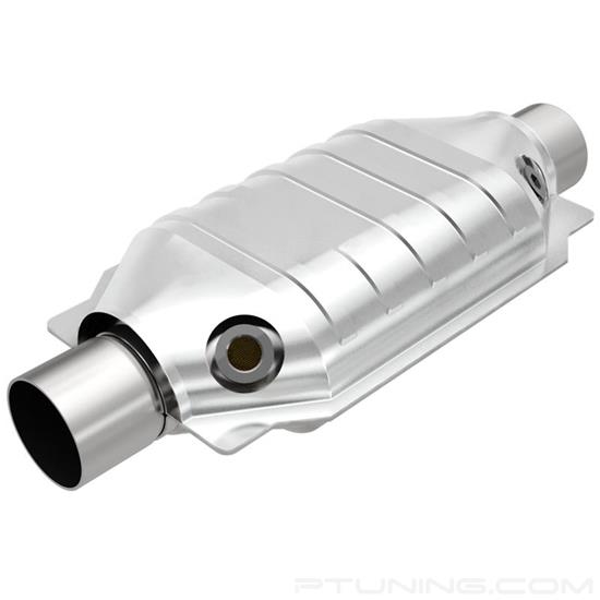 Picture of Standard Heatshield Covered Universal Fit Oval Body Catalytic Converter (2.25" ID, 2.25" OD, 12" Length)