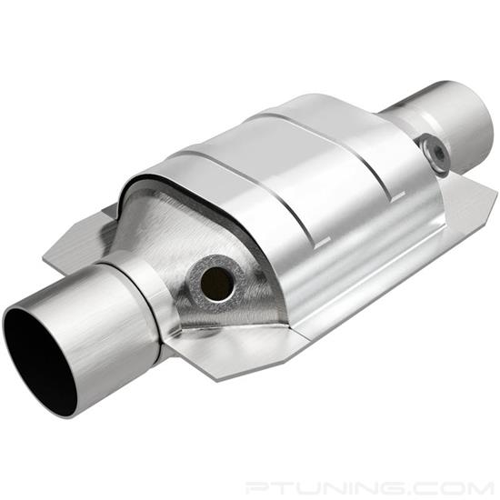 Picture of Standard Heatshield Covered Universal Fit Oval Body Catalytic Converter (2.5" ID, 2.5" OD, 9" Length)