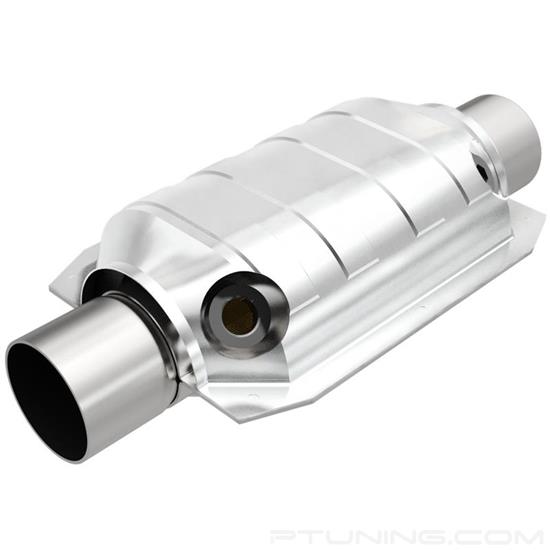 Picture of Standard Heatshield Covered Universal Fit Oval Body Catalytic Converter (2.25" ID, 2.25" OD, 9" Length)