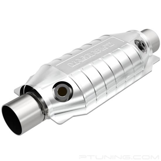 Picture of Standard Heatshield Covered Universal Fit Oval Body Catalytic Converter (2.25" ID, 2.25" OD, 12" Length)