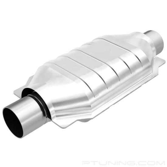 Picture of Heatshield Covered Universal Fit Oval Body Catalytic Converter (3" ID, 3" OD, 12" Length)