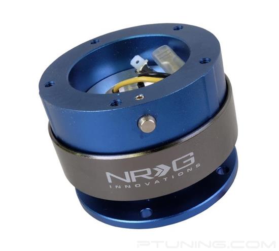 Picture of Gen 2.0 Quick Release Hub - Blue Body / Titanium Chrome Ring (5 Hole Base 5 Hole Top)