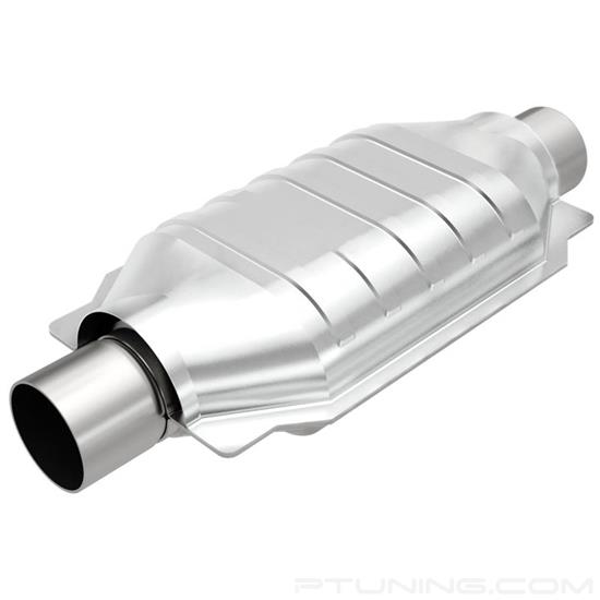 Picture of Heatshield Covered Universal Fit Oval Body Catalytic Converter (2.25" ID, 2.25" OD, 12" Length)
