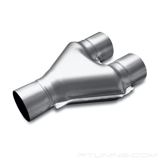 Picture of Stainless Steel Stamped Y-Pipe Transition (3" ID, 3" OD, 10" Overall Length)