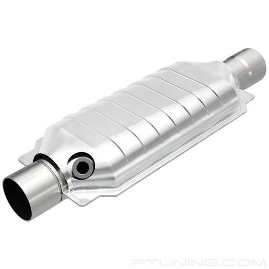 Picture of Standard Heatshield Covered Universal Fit Oval Body Catalytic Converter (3" ID, 3" OD, 15.5" Length)