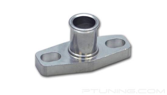 Picture of Billet Aluminum 5/8" Male Neck Oil Drain Flange for T3, T3/T4, T04, GT40-GT55 Turbo