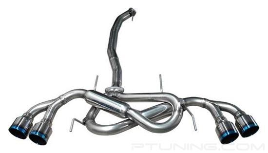 Picture of Legamax Premium Series 304 SS Cat-Back Exhaust System with Quad Rear Exit