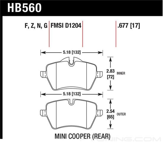 Picture of High Performance Street Front Brake Pads