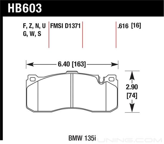 Picture of High Performance Street Front Brake Pads
