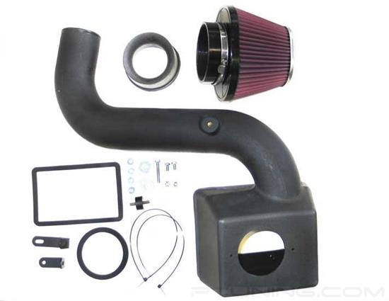 Picture of 57i Series Generation II Black Composite Cold Air Intake System with Red Filter