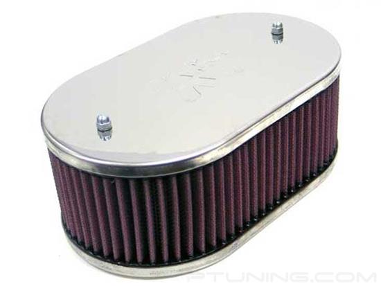 Picture of Custom Racing Oval Red Air Cleaner Assembly (4.438" ID)