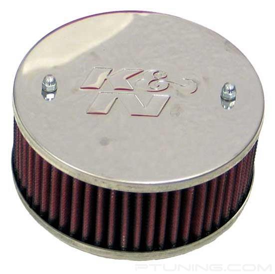 Picture of Custom Racing Round Red Air Cleaner Assembly (1.625" ID)