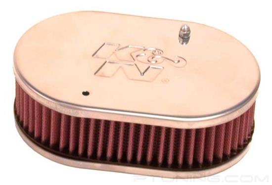 Picture of Custom Racing Oval Red Air Cleaner Assembly (2" ID)