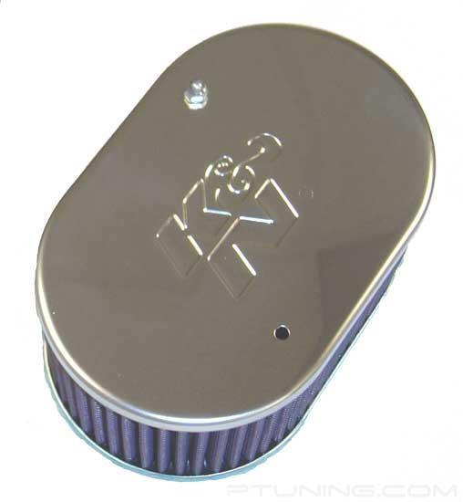 Picture of Custom Racing Oval Red Air Cleaner Assembly (2" ID)