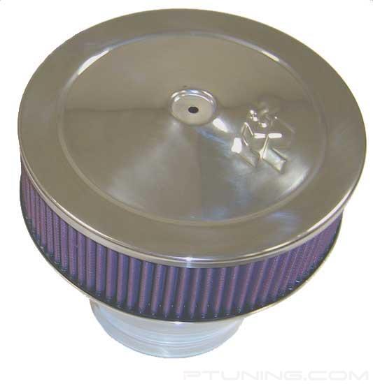 Picture of Round Red Velocity Stack Custom Air Cleaner Assembly (5.125" ID)