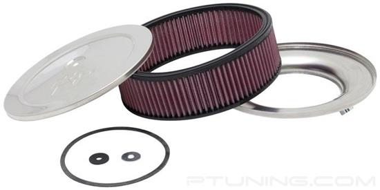 Picture of Custom Round Red Air Cleaner Assembly (5.125" ID)