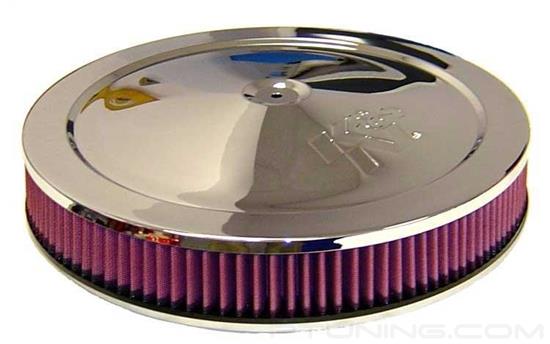 Picture of Custom Round Red Air Cleaner Assembly (5.125" ID)
