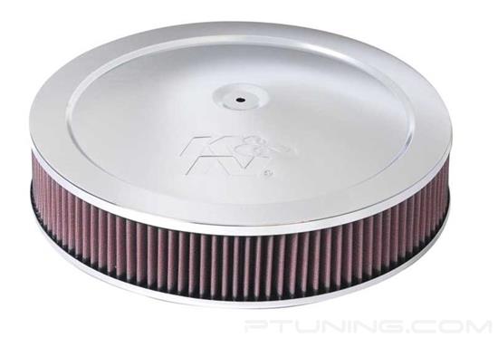 Picture of Custom Round Red Air Cleaner Assembly (5.125" ID)