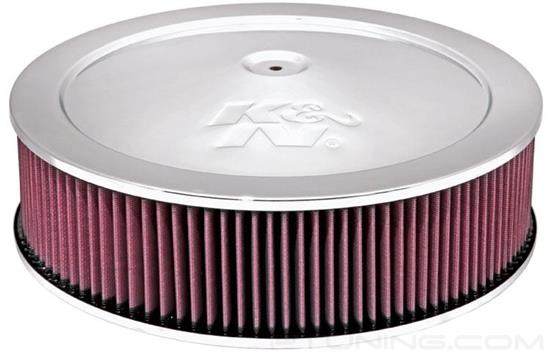 Picture of Custom Round Red Air Cleaner Assembly (5.125" ID)