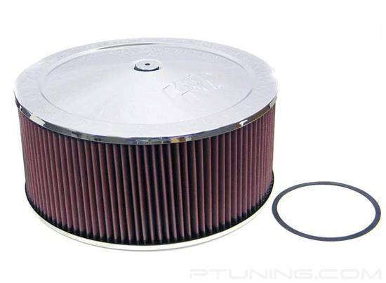 Picture of Custom Round Red Air Cleaner Assembly (5.125" ID)