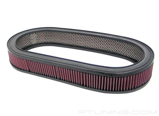 Picture of E Series Oval Red Air Filter (20.813" BOL x 9.5" BOW x 20.813" TOL x 9.5" TOW x 3" H)