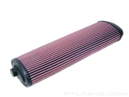 Picture of E Series Unique Red Air Filter (5.625" F x 5.625" BOL x 3.375" BOW x 4.625" TOL x 3.125" TOW x 18.063" H)