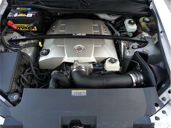 Picture of FIPK Generation II Black Composite Cold Air Intake System with Red Filter and Heat Shield