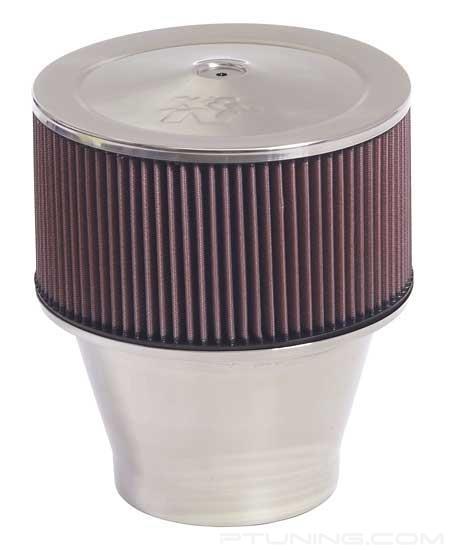 Picture of Round Red Velocity Stack Custom Air Cleaner Assembly (5.125" ID)