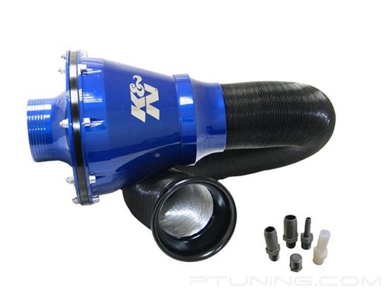 Picture of Apollo CIS Flex Hose Flat Blue Cold Air Intake System with Red Filter