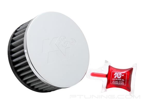 Picture of Round Straight Red Air Filter (2.25" F x 4.5" OD x 2" H)