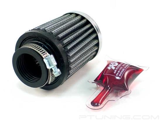 Picture of Round Tapered Red Air Filter (1.125" F x 2.25" B x 2" T x 2.5" H)