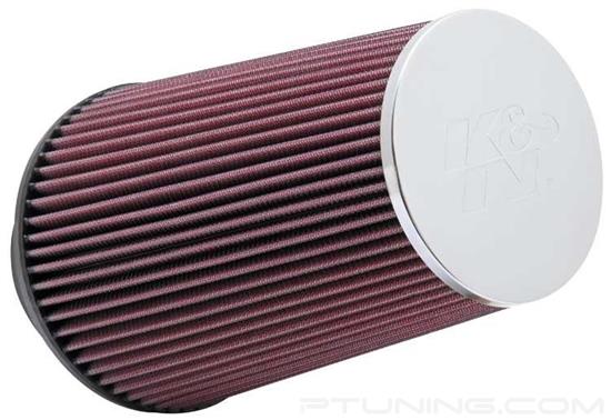 Picture of Round Tapered Red Air Filter (3.5" F x 6" B x 4.5" T x 9" H)