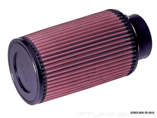 Picture of Round Tapered Red Air Filter (3" F x 5" B x 4.625" T x 8" H)