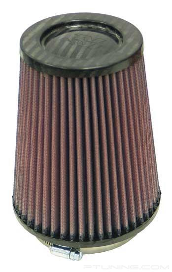 Picture of Round Tapered Red Air Filter (4" F x 5.375" B x 4" T x 6.5" H)