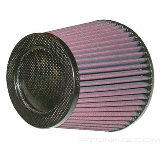 Picture of Round Tapered Red Air Filter (5" F x 6.5" B x 4.5" T x 5.625" H)
