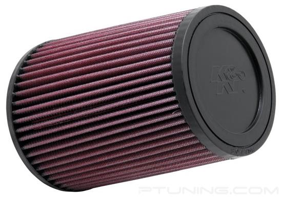 Picture of Round Tapered Red Air Filter (3.75" F x 5.375" B x 4.375" T x 7" H)