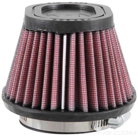 Picture of Powersport Oval Tapered Red Air Filter (2.438" F x 4.5" BOL x 3.75" BOW x 3.5" TOL x 2.5" TOW x 2.75" H)