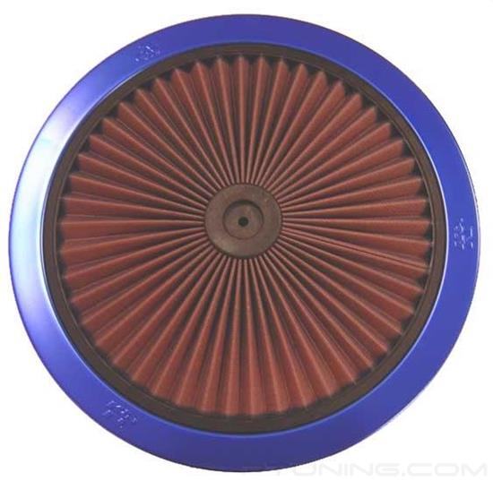 Picture of XStream Round Lid Red Blue Powder Coated Air Flow Top