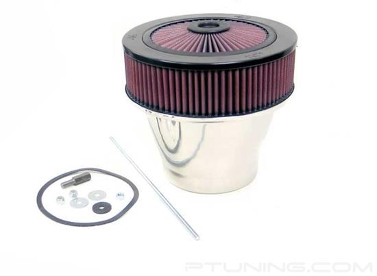 Picture of XStream Round Red Air Cleaner Assembly (5.125" ID)