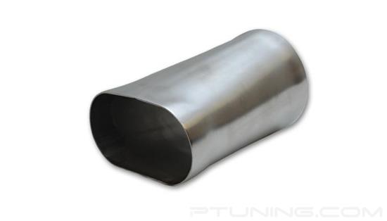 Picture of 304 SS 3" Oval to 3" OD Round Straight Transition Tubing, 6" Length
