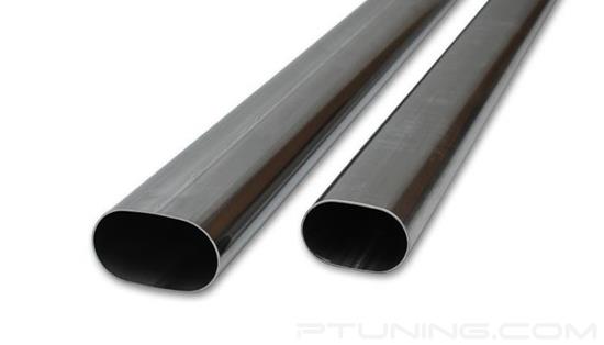 Picture of 304 SS 3.5" Oval Straight Tubing, 5 Foot Length