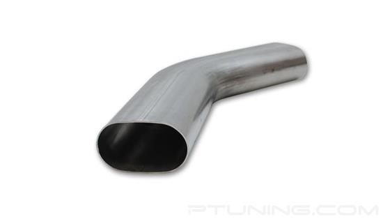 Picture of 304 SS 3" Oval 45 Degree Mandrel Bend Tubing, 6" Length
